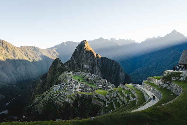 Hochland in Peru- die Herkunft von Maca Rot