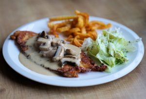 Das Schnitzel nicht in Soße ertränken