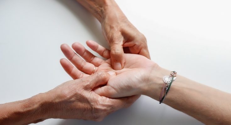 hand massage, massage, treatment