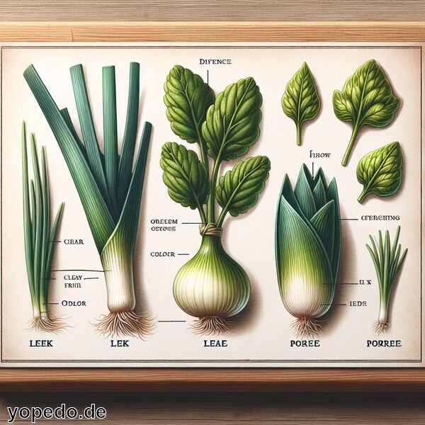 Unterschied Lauch Porree