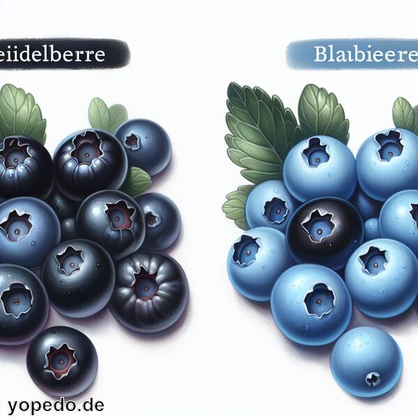 Unterschied Heidelbeere Blaubeere