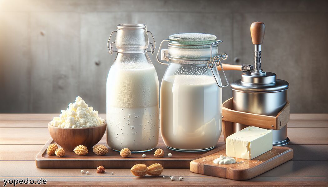 Konsistenz und Textur - Unterschied Kefir Buttermilch