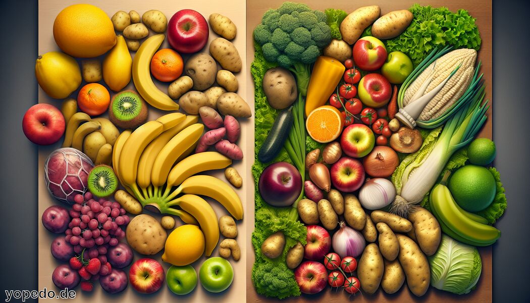 Nährstoffgehalt von Obst und Frucht - Unterschied Obst Frucht