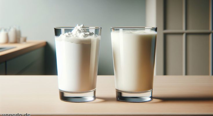 Unterschied Kefir Buttermilch