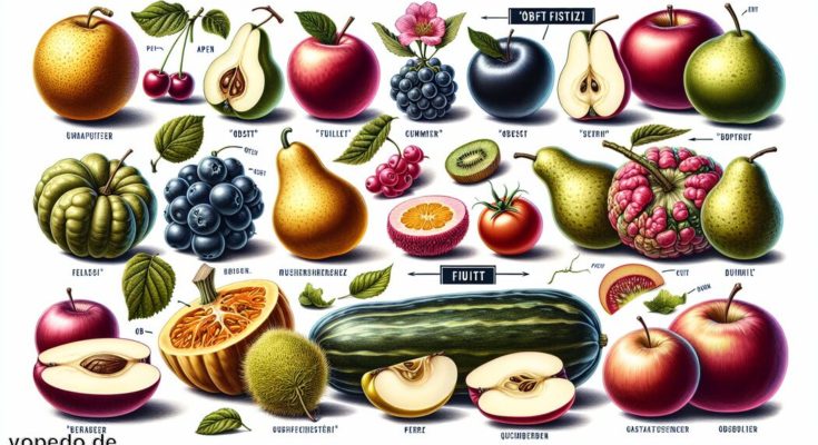 Unterschied Obst Frucht