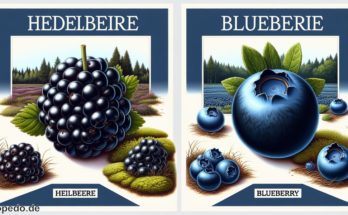 Unterschied Heidelbeere Blaubeere