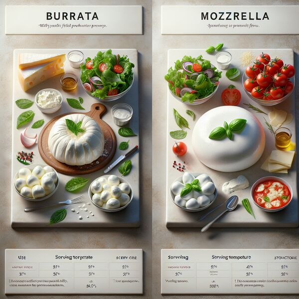 Unterschied Burrata Und Mozzarella » Ein Genussvergleich