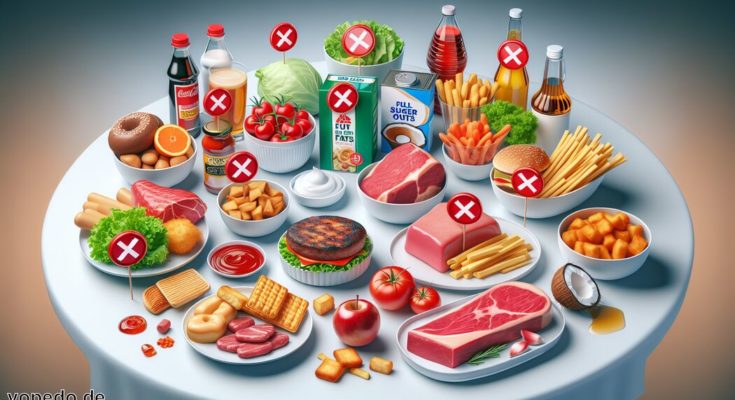 Top verbotene Lebensmittel bei hohem Cholesterin - Das meiden!